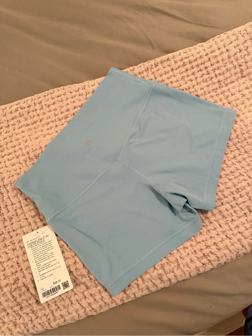 NWT lululemon Align No Line High-Rise Short 4” in Limited Edition Dreamy Blue
